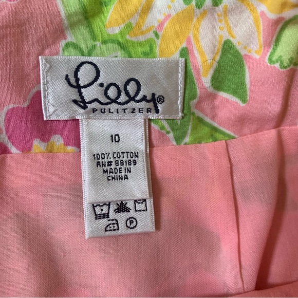 Lilly Pulitzer Alligator patterned skirt Sz 10 - Picture 2 of 4